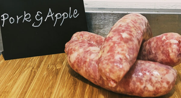 Pork and apple sausage